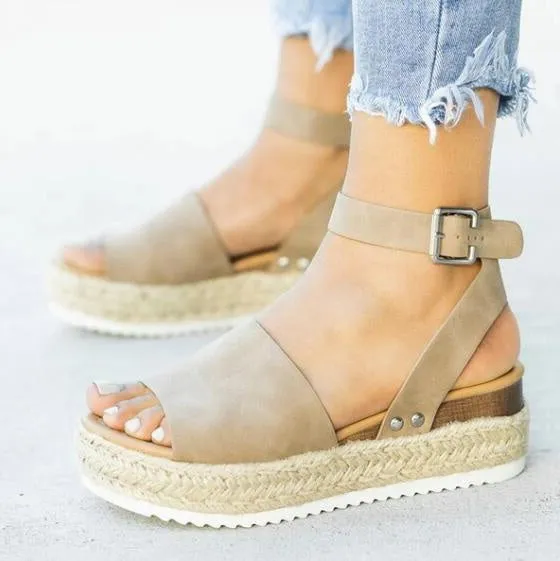 Casual Shoes Breathable Sandals Summer Ankle Strap Sandals 35-43