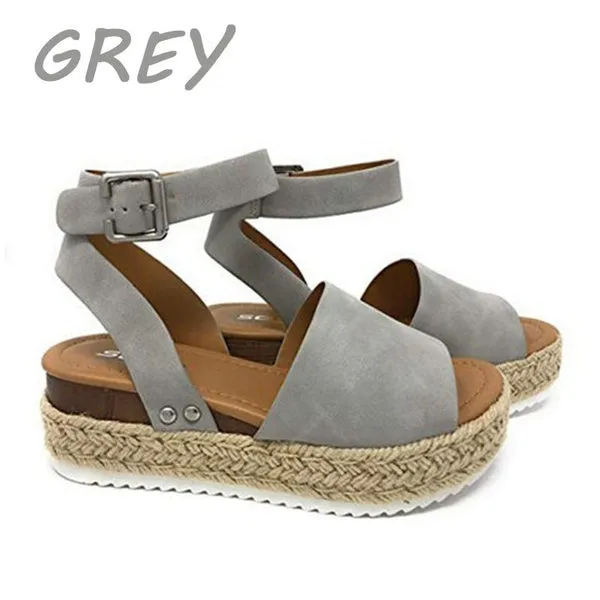 Casual Shoes Breathable Sandals Summer Ankle Strap Sandals 35-43
