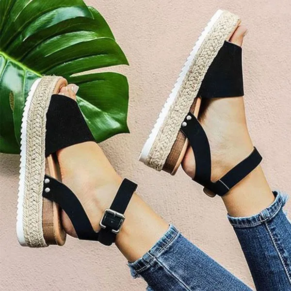 Casual Shoes Breathable Sandals Summer Ankle Strap Sandals 35-43