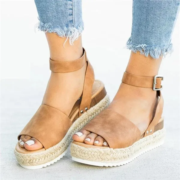 Casual Shoes Breathable Sandals Summer Ankle Strap Sandals 35-43