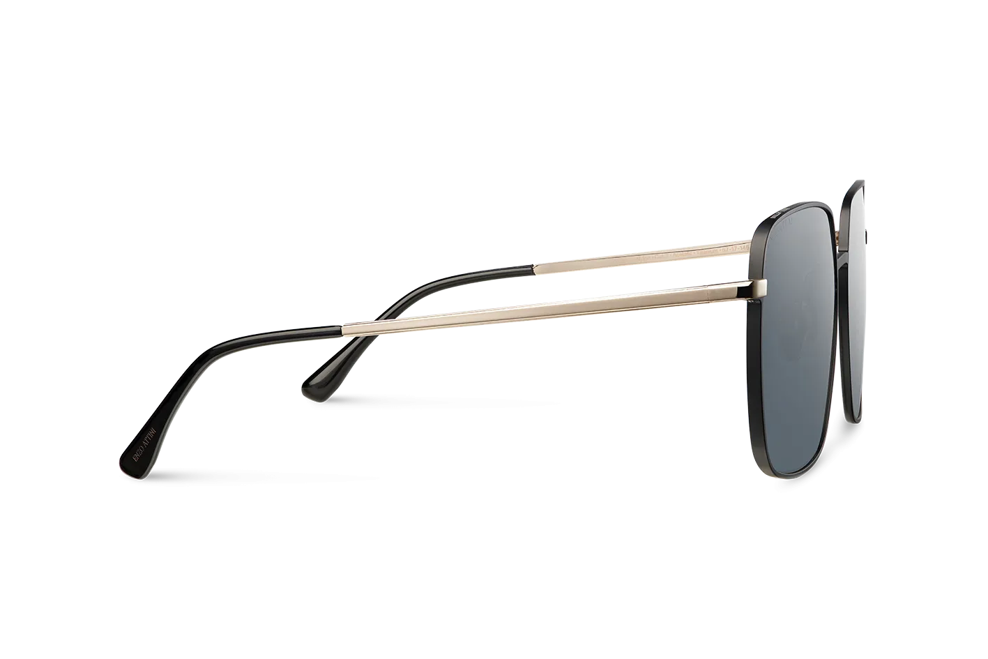 Charles Bridge / Black & Gold Color   Dark Black Lens.