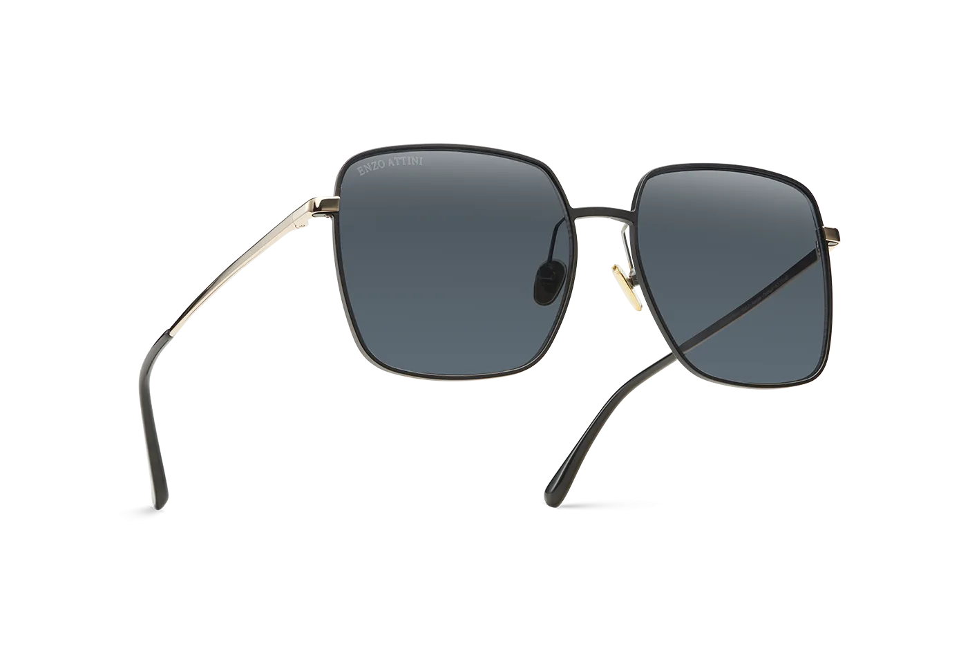 Charles Bridge / Black & Gold Color   Dark Black Lens.
