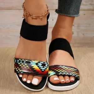 CLARK Open Toe Low Heel Sandals