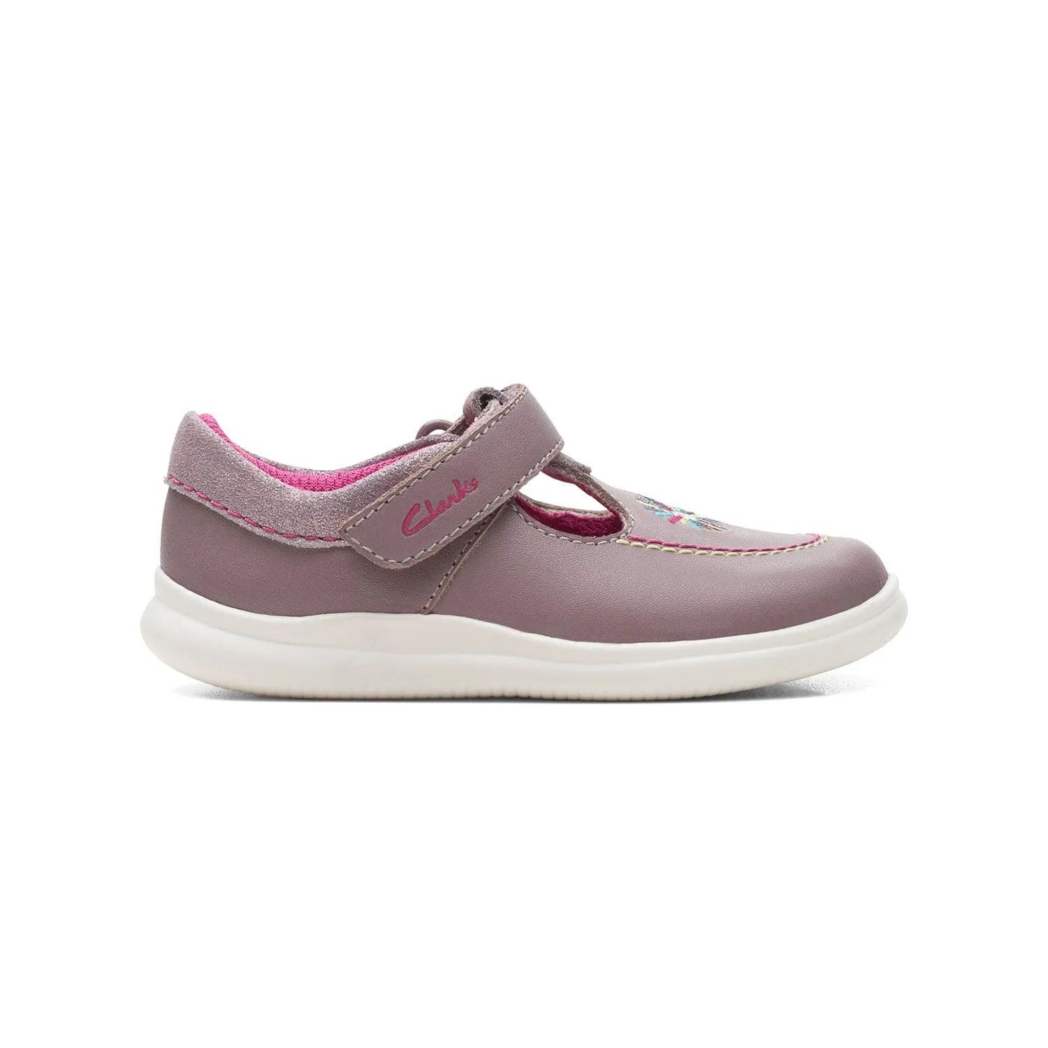 Clarks Crest Prom Toddler - Blue Combi - 261723058 - G (Wide)