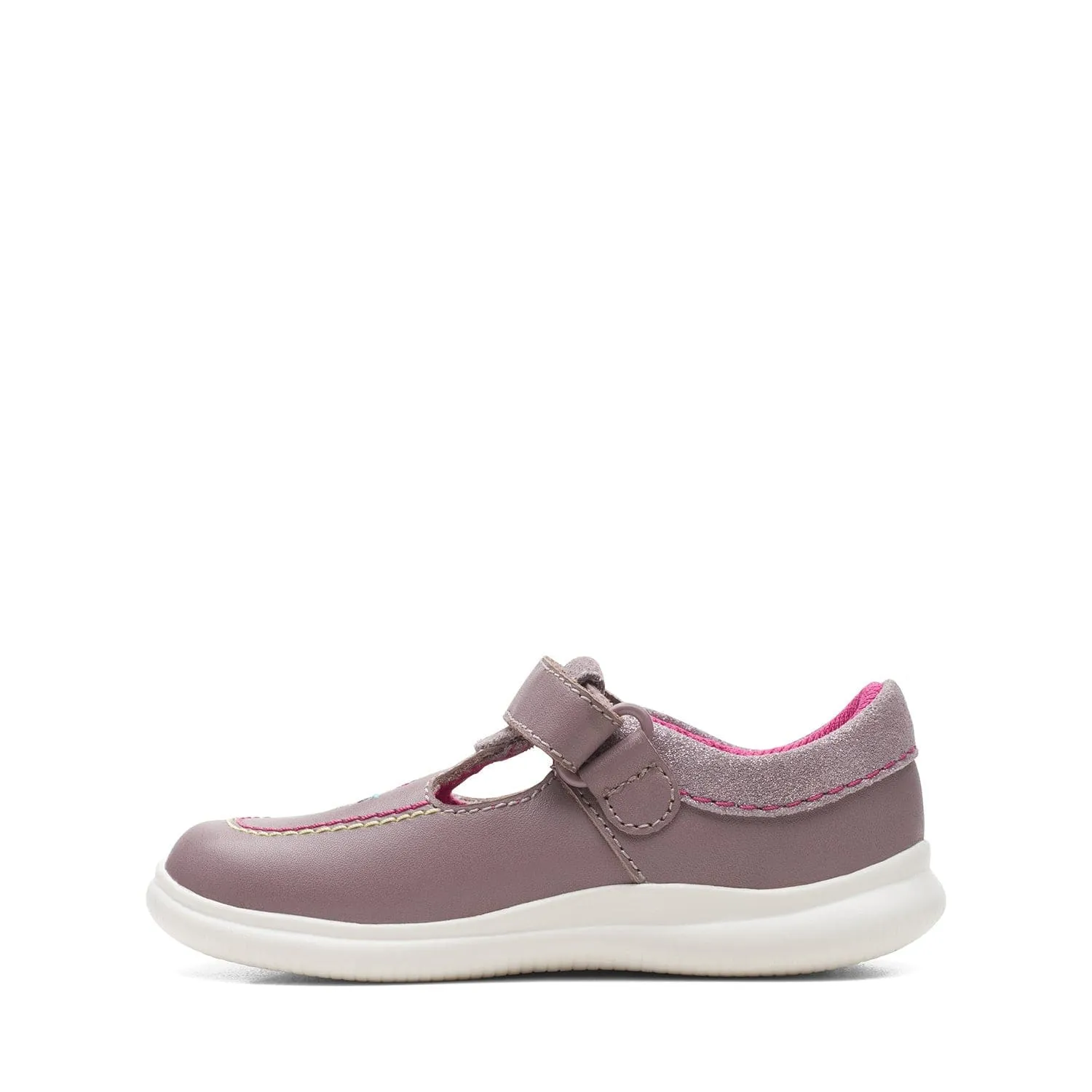 Clarks Crest Prom Toddler - Blue Combi - 261723058 - G (Wide)