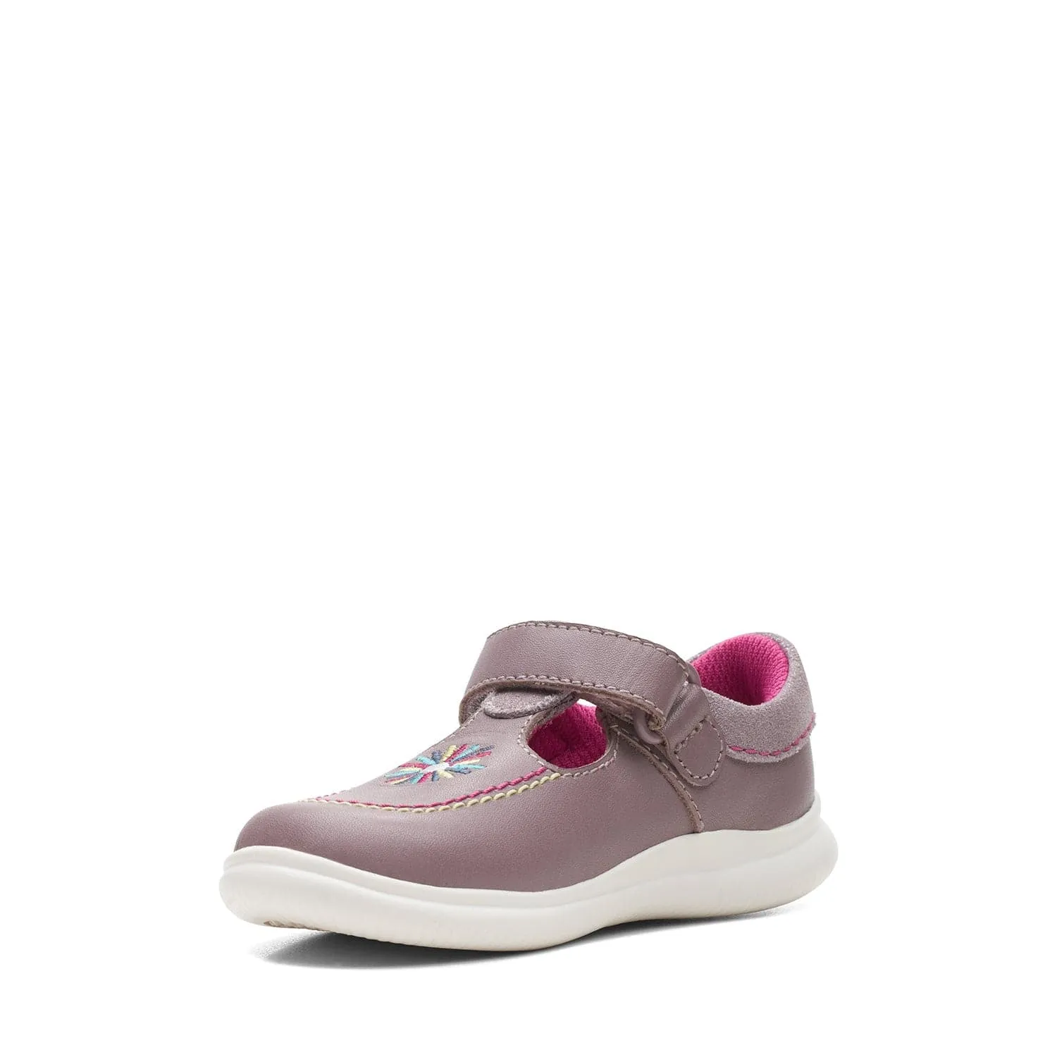 Clarks Crest Prom Toddler - Blue Combi - 261723058 - G (Wide)