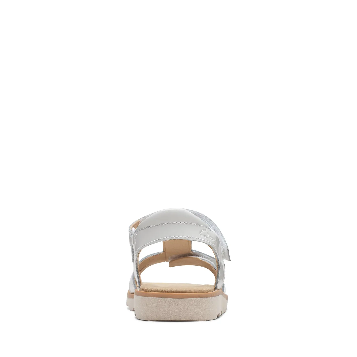 CLARKS GIRLS CROWN BEAT KID. (WIDE FIT)