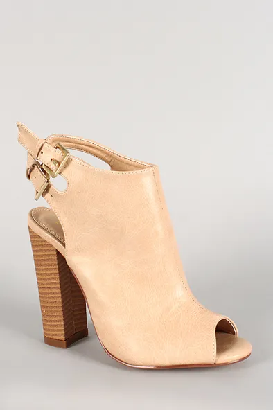 Classy Lady Peep Toe