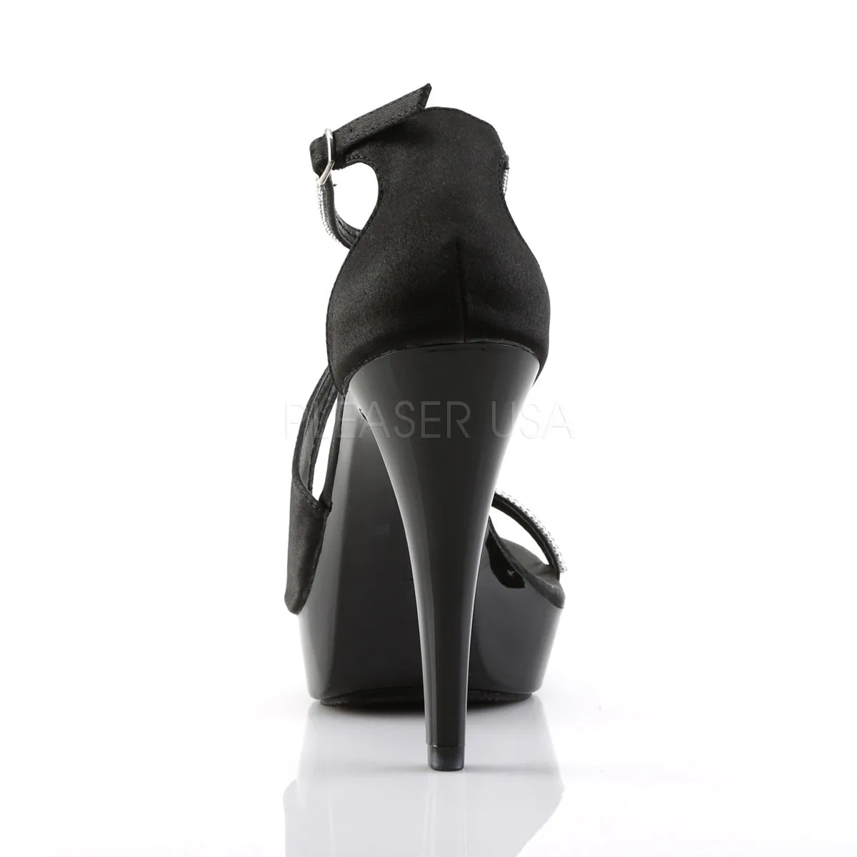 COCKTAIL-526  Black Satin/Black