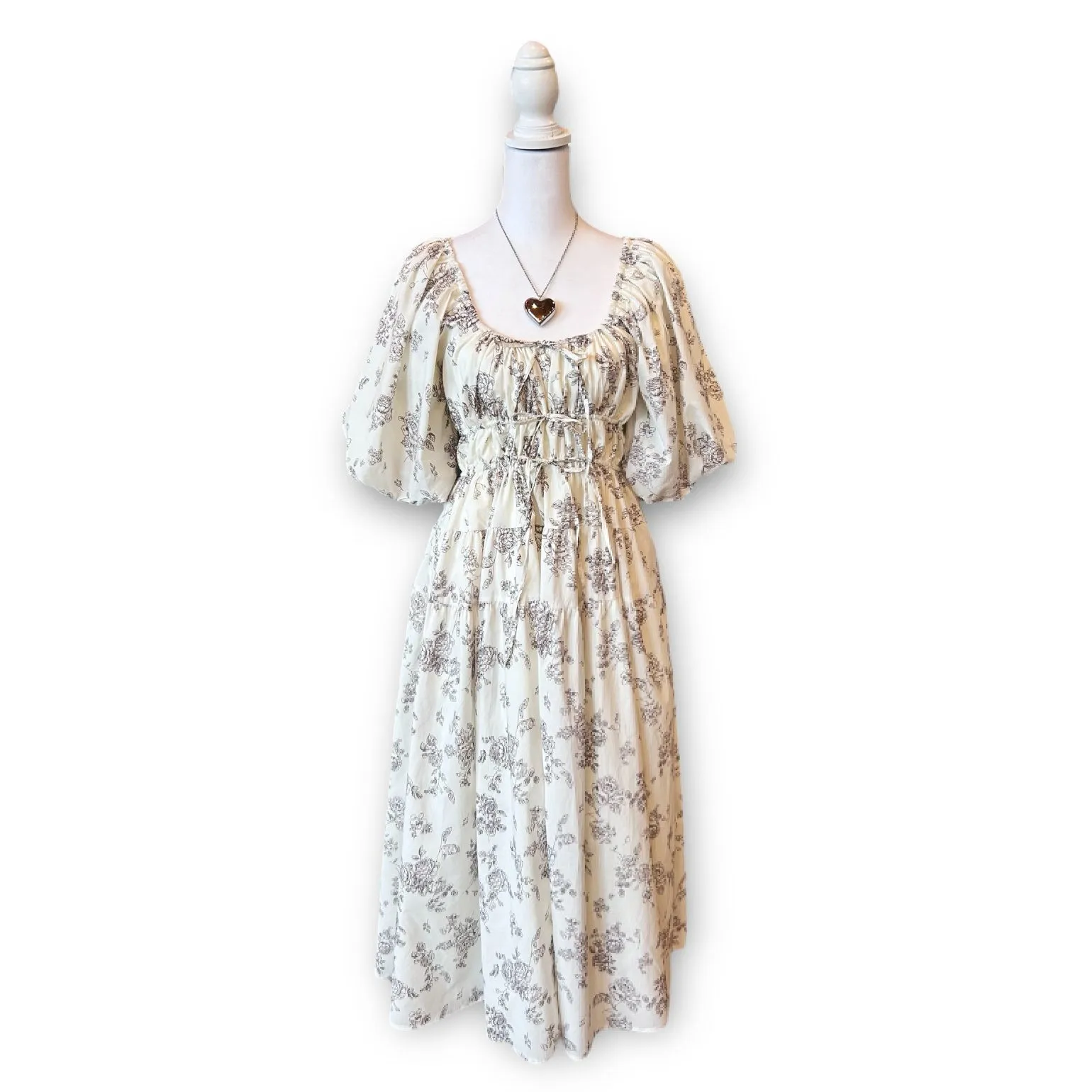 Cottage Bubble Midi Dress~Final Sale