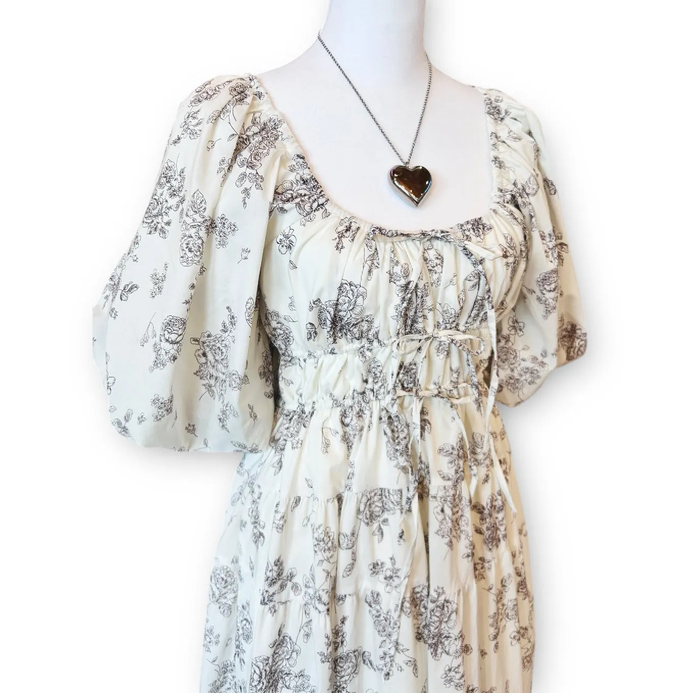 Cottage Bubble Midi Dress~Final Sale