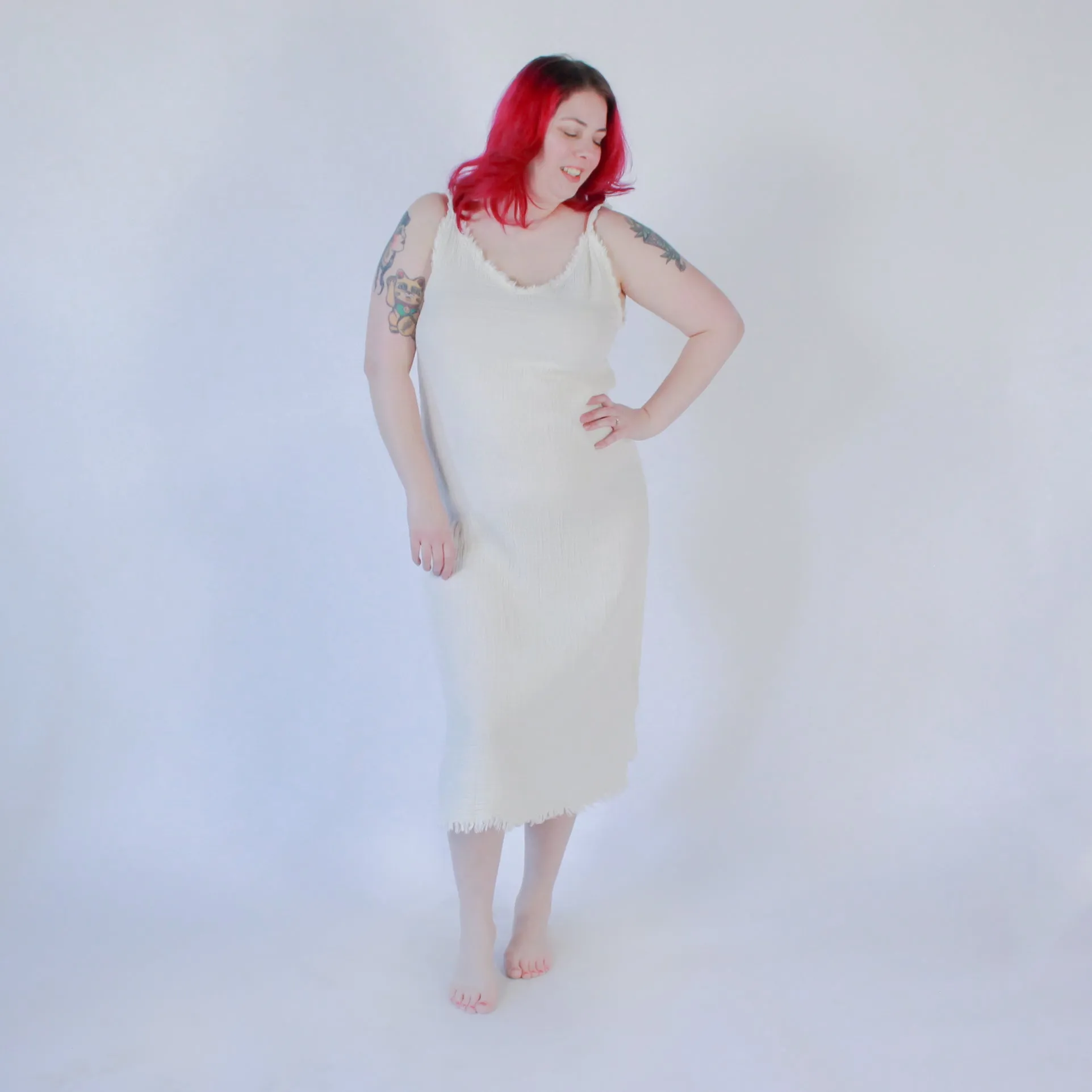 Crinkle Strappy Dress