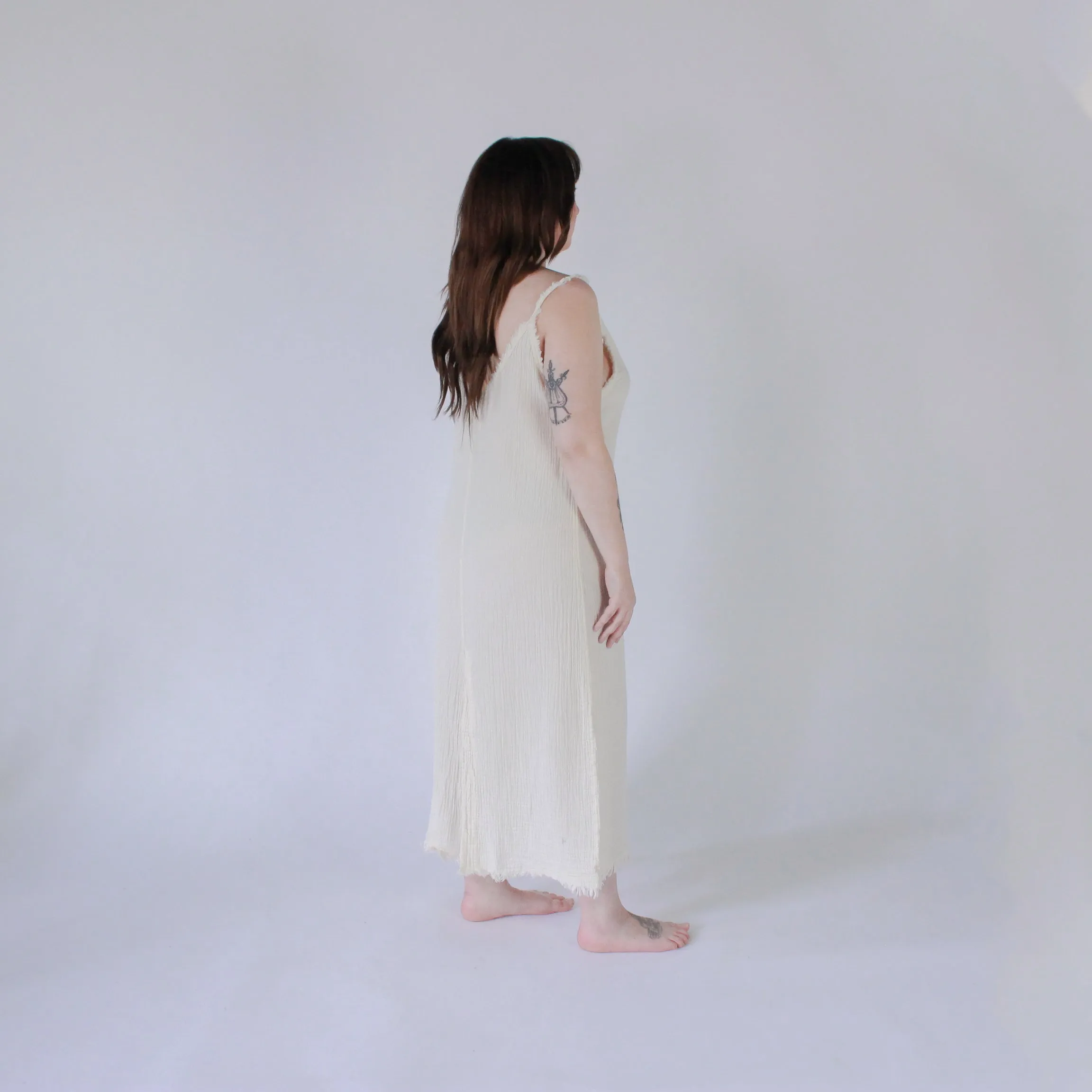 Crinkle Strappy Dress