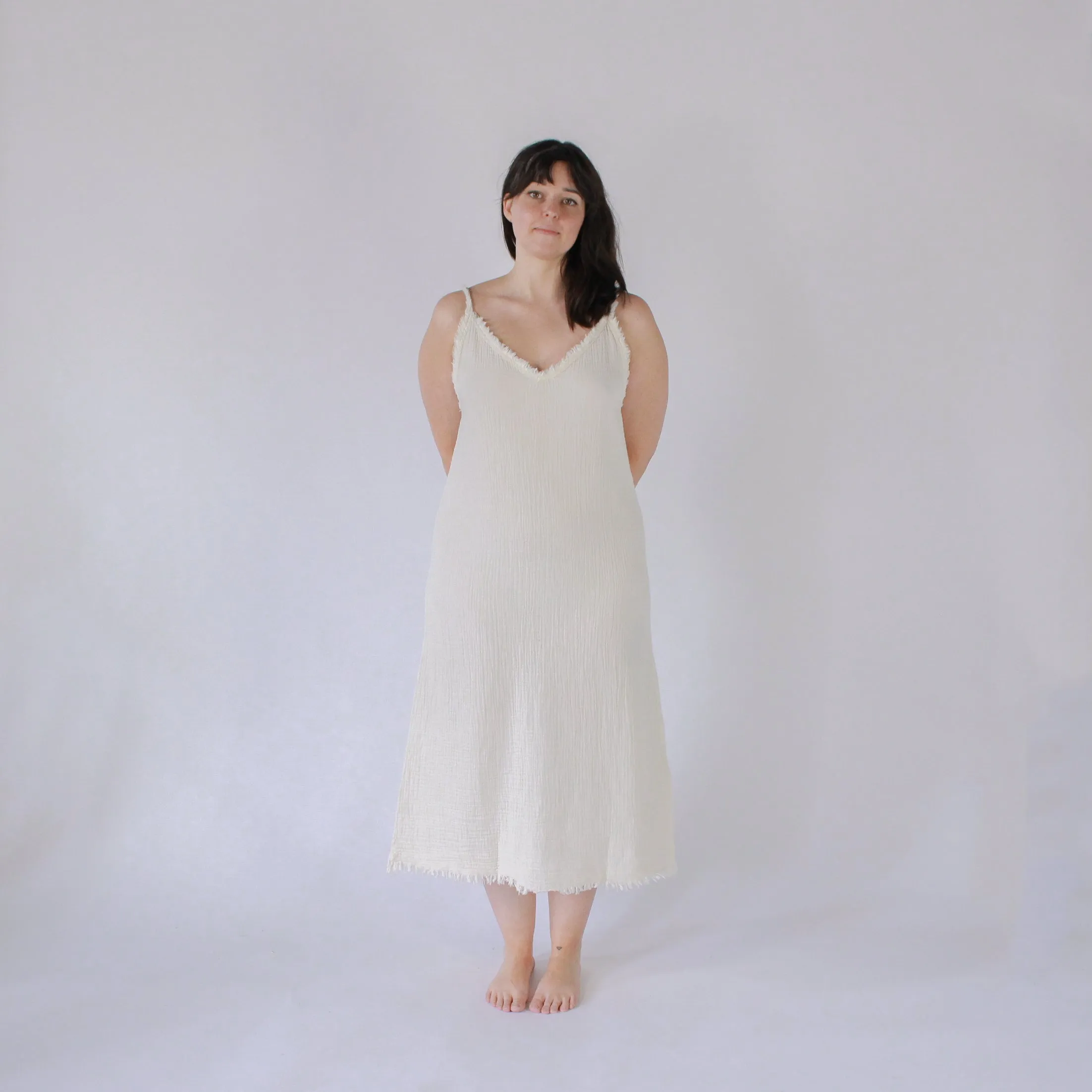 Crinkle Strappy Dress
