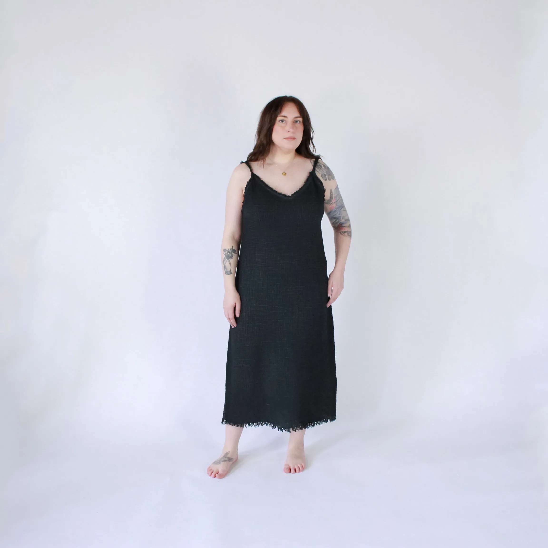 Crinkle Strappy Dress