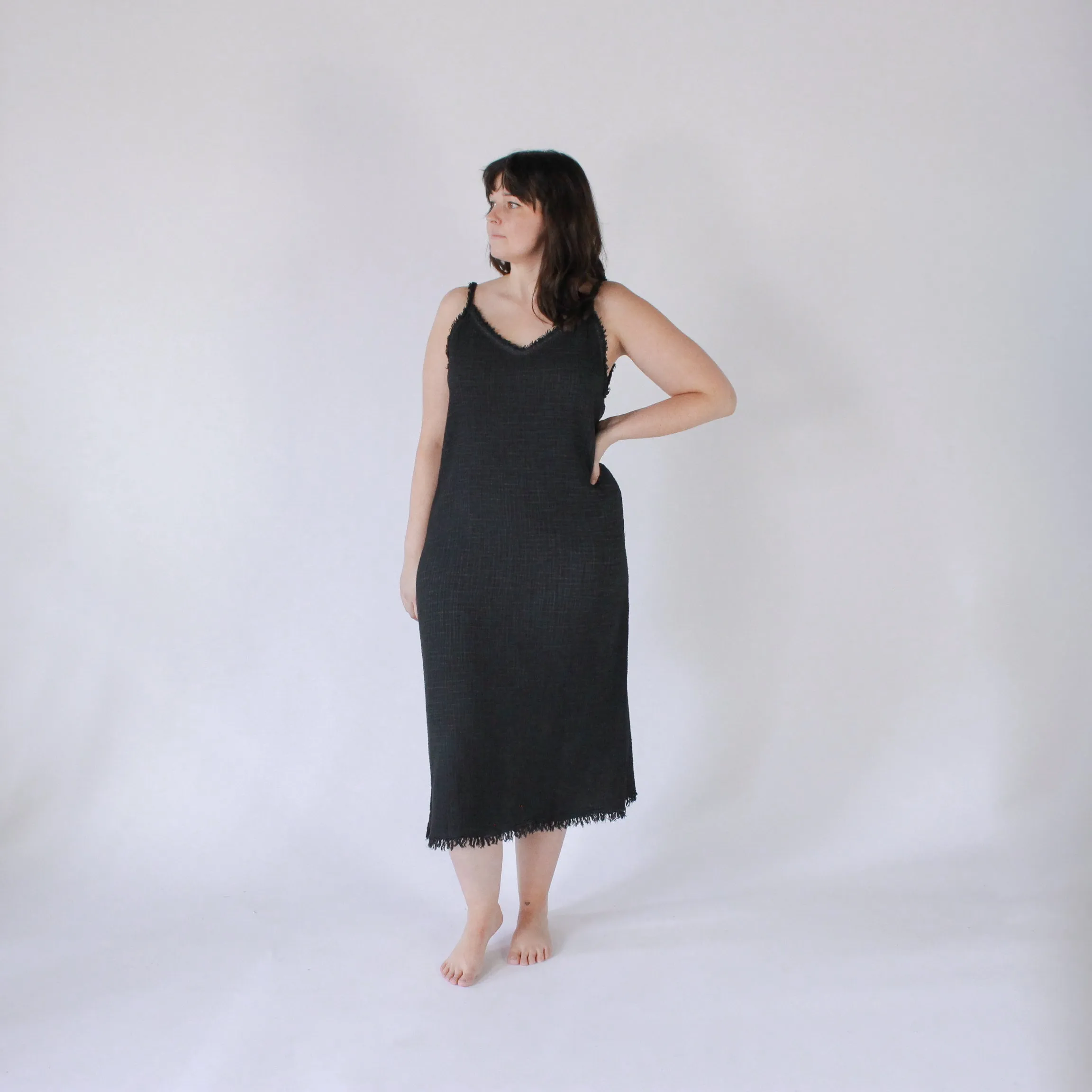 Crinkle Strappy Dress