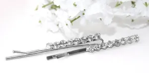 Crystal Diamante Grips - Pair