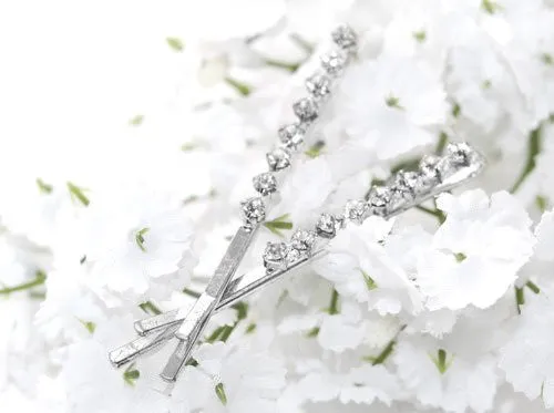 Crystal Diamante Grips - Pair