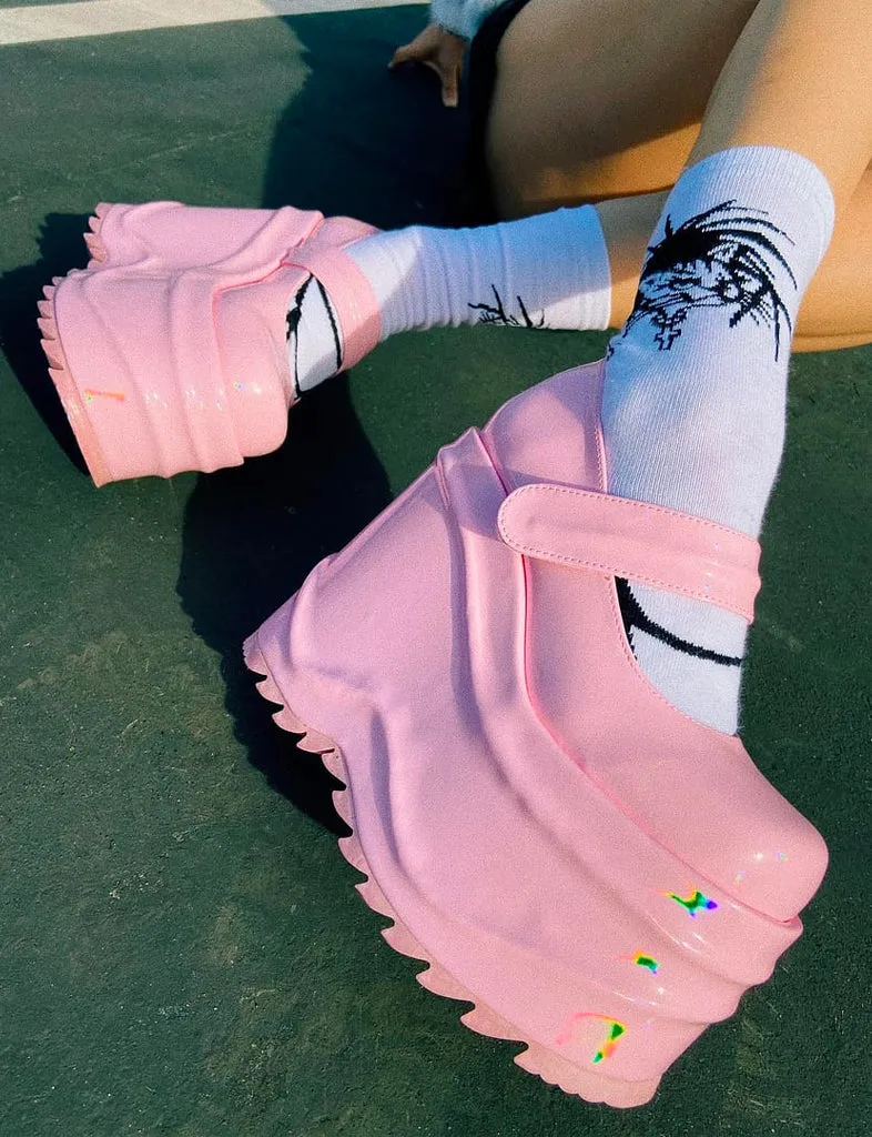 DEMONIA WAVE-32 - BABY PINK HOLOGRAM ✰ PRE ORDER ✰