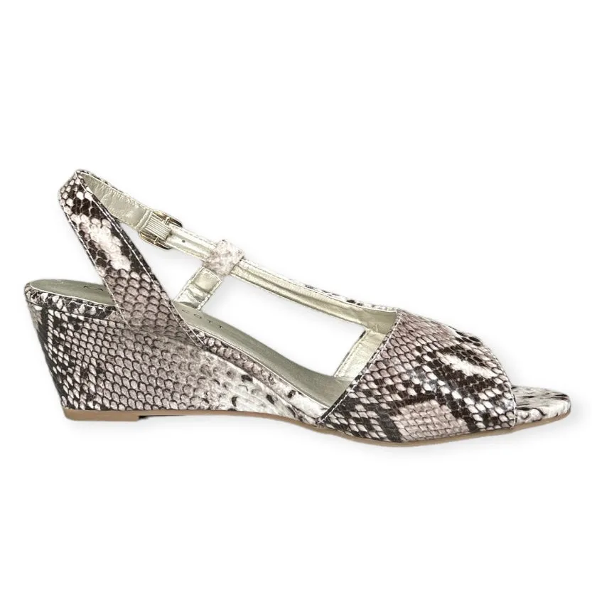 DENA Women's Wedge Heels Slingback Dress Sandals