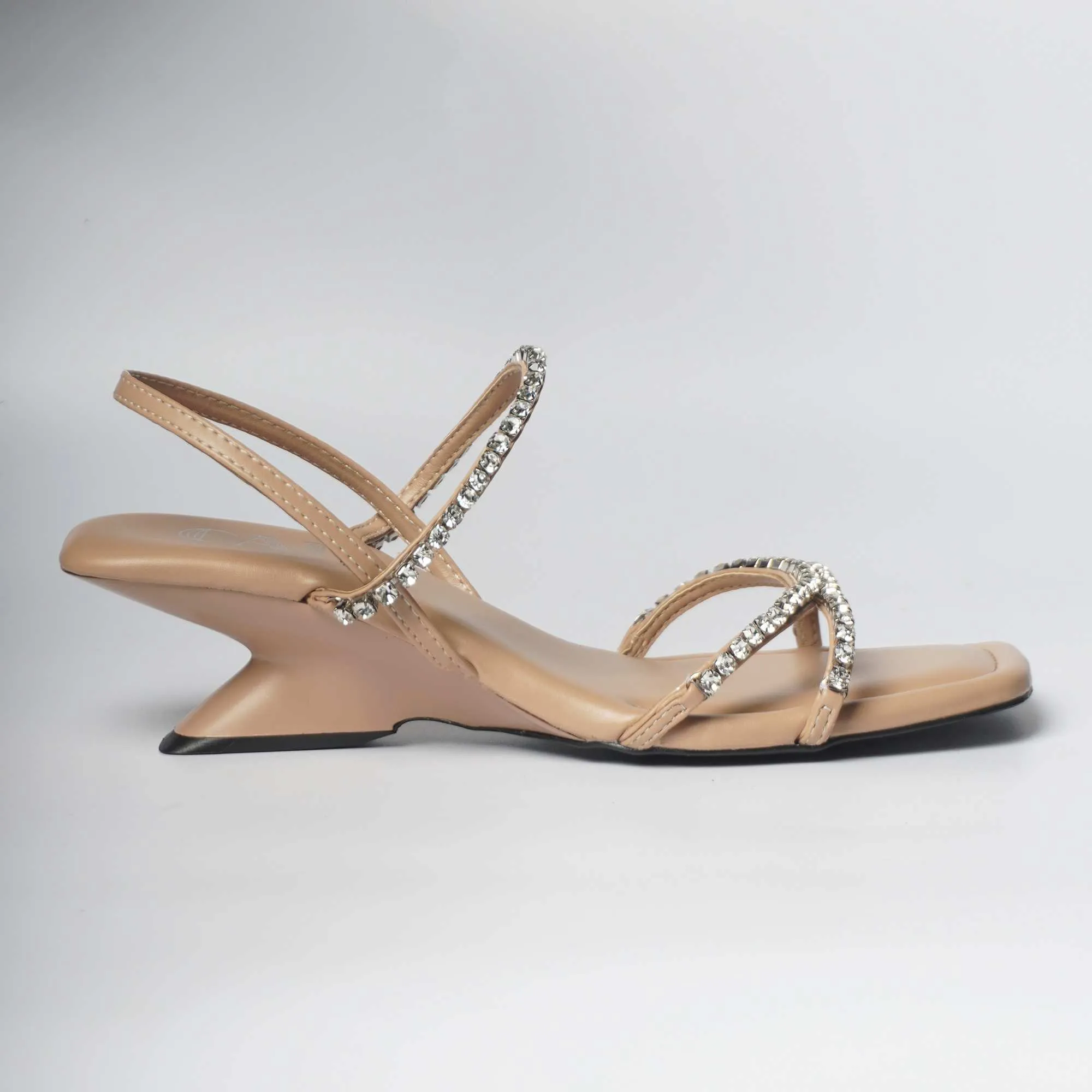 Diamond Strappy Neo Wedge
