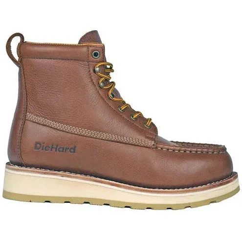 DieHard Men's Malibu 6" Soft Toe Slip Resistance Wedge Boot - Rust DH60420
