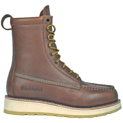 DieHard Men's Malibu 8" Composite Toe Slip Resist Wedge Boot - Rust DH80440