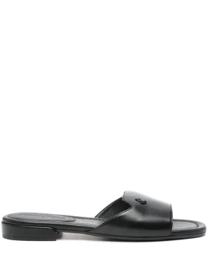 Dina flat leather sandals