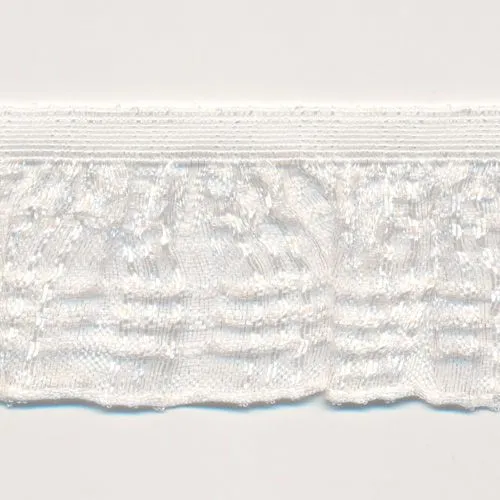 [Discontinued] Check Frill Stretch #00 Ecru