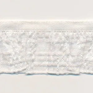 [Discontinued] Check Frill Stretch #01 White