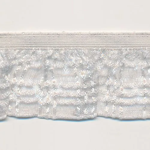 [Discontinued] Check Frill Stretch #100 Pale Silver