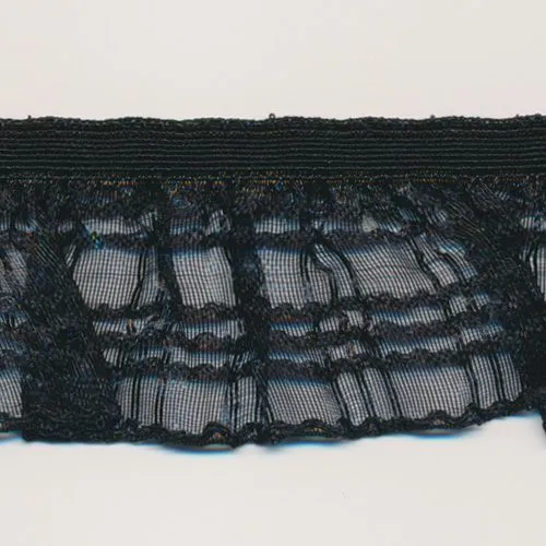 [Discontinued] Check Frill Stretch #50 Black