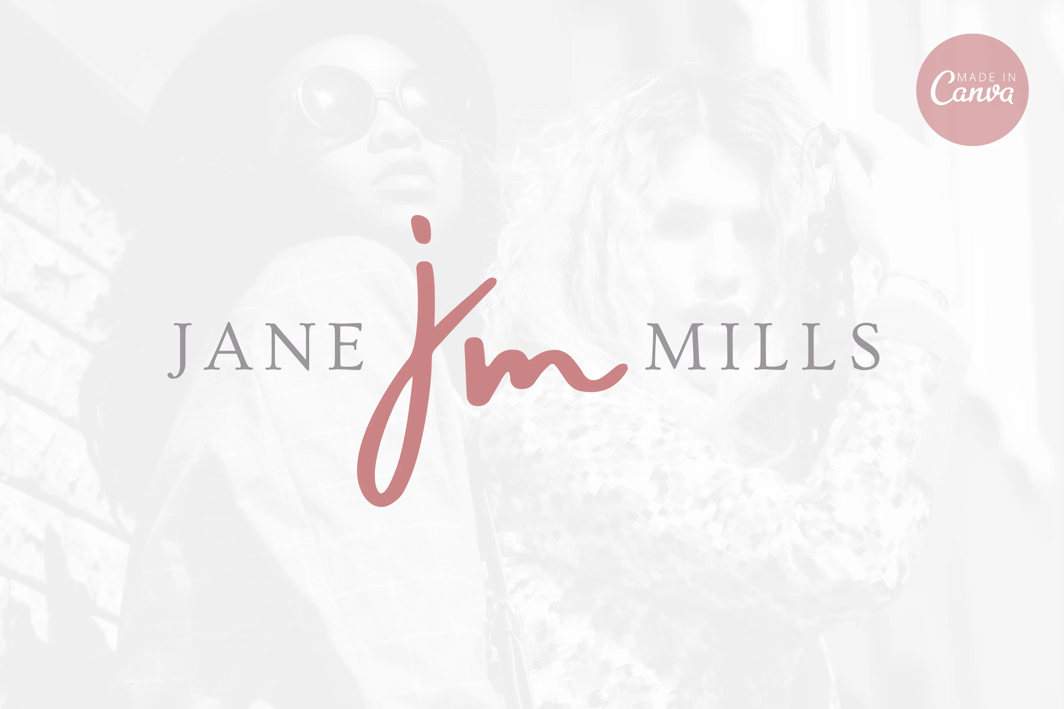 DIY Jane Fashion Brand Logo Canva Template