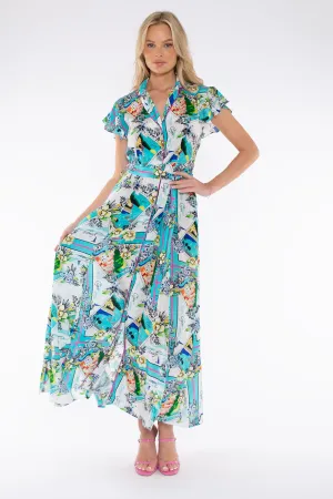 DONATELLA DRESS - BLUE GROTTO