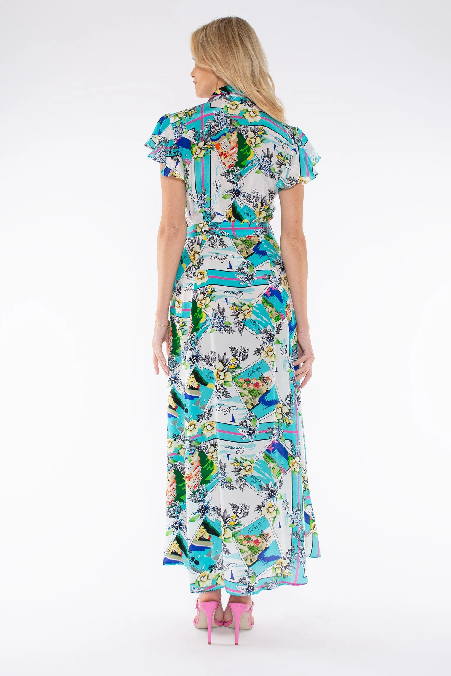 DONATELLA DRESS - BLUE GROTTO