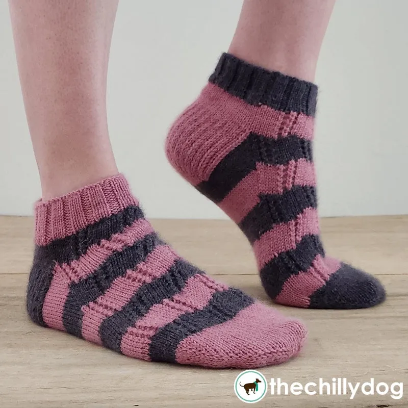 Double Feature Socks: Knitting Pattern PDF