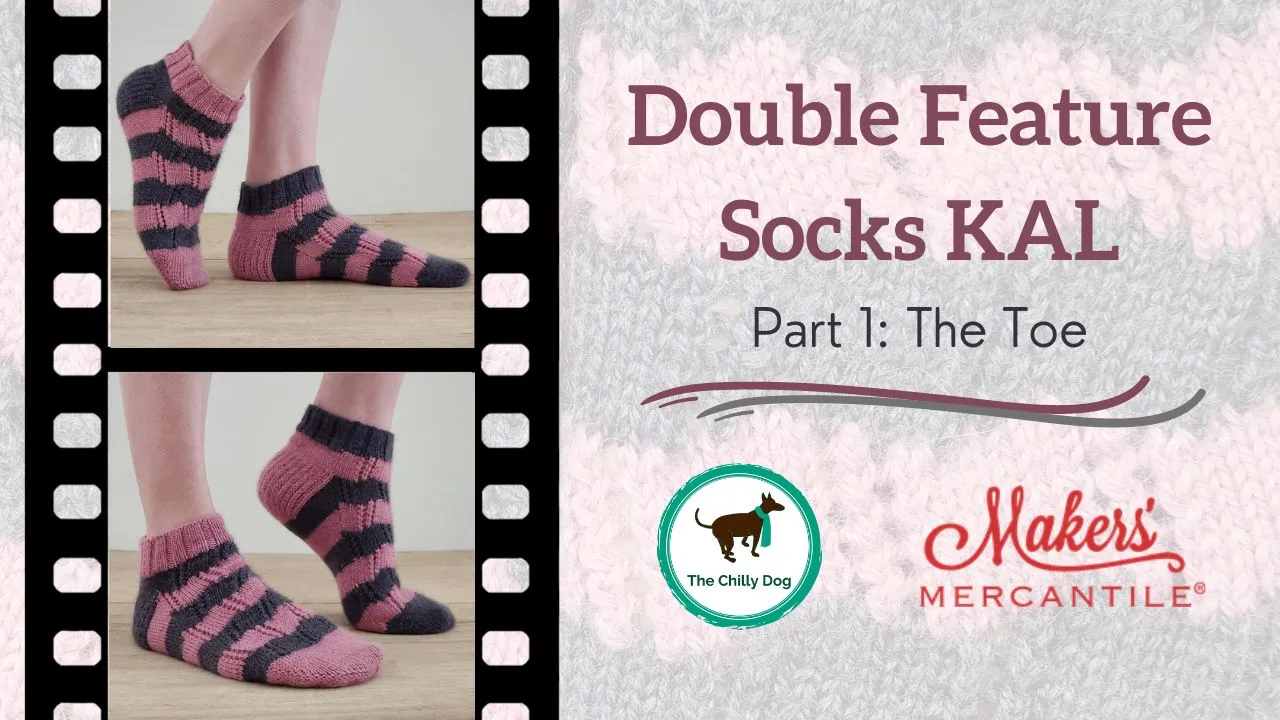 Double Feature Socks: Knitting Pattern PDF