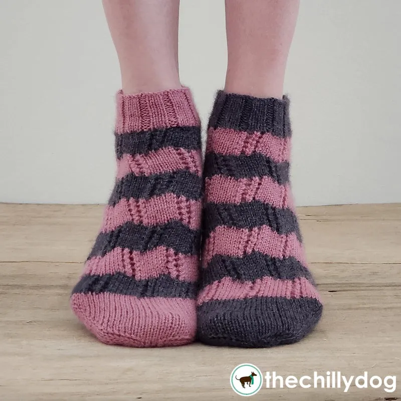 Double Feature Socks: Knitting Pattern PDF