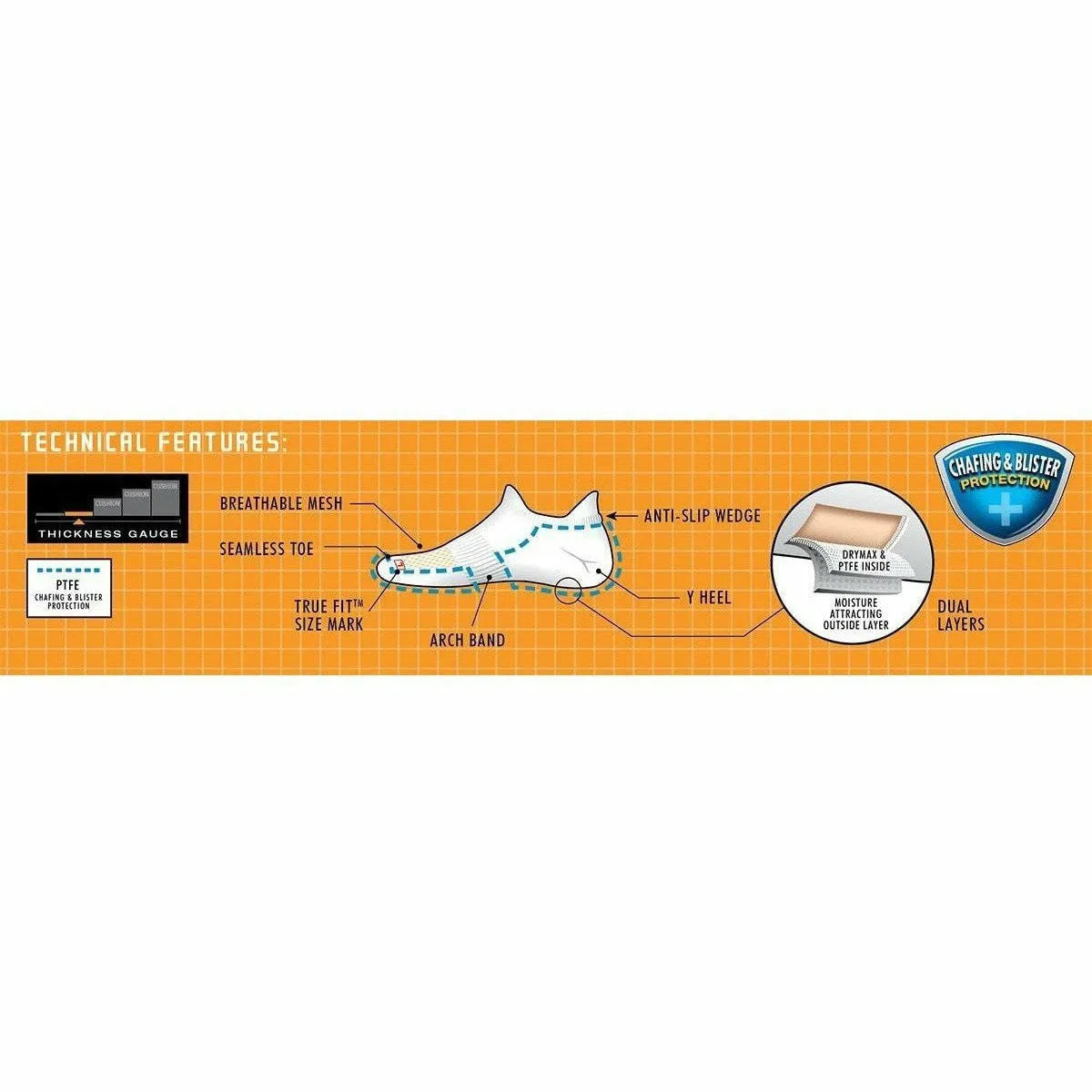 Drymax Triathlete Double Tab Socks