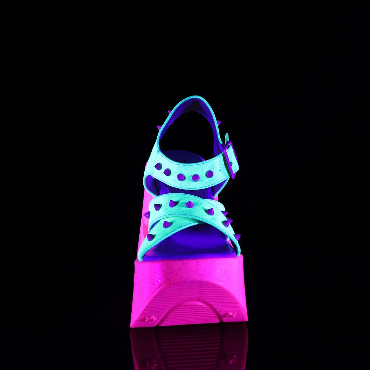 DYNAMITE-02  Neon Yellow Glitter/Pink