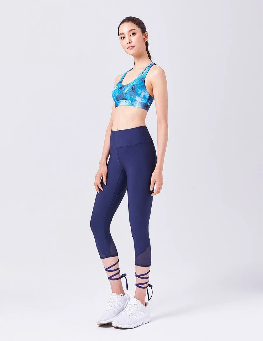 easyoga Lespiro Ballet Tie Leggings - B3 Dark Blue