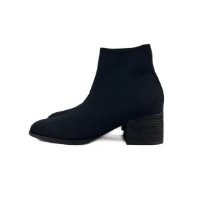 Eileen Fisher - Paron Crepe Stretch Bootie (Black)
