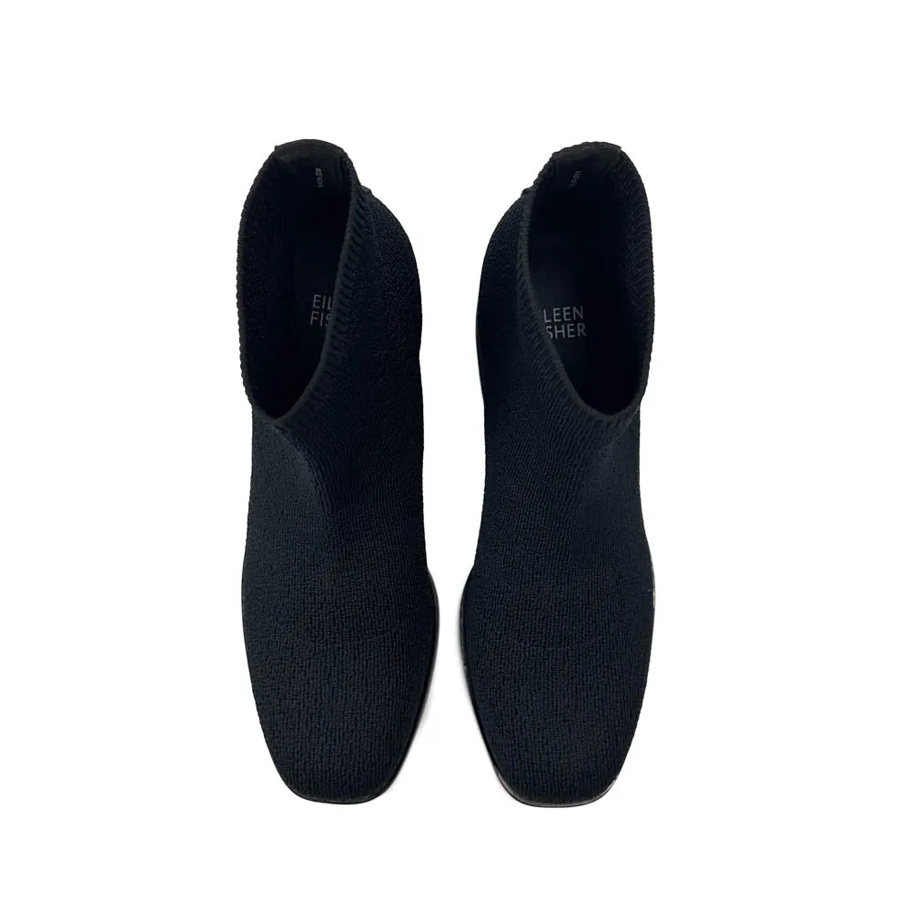 Eileen Fisher - Paron Crepe Stretch Bootie (Black)