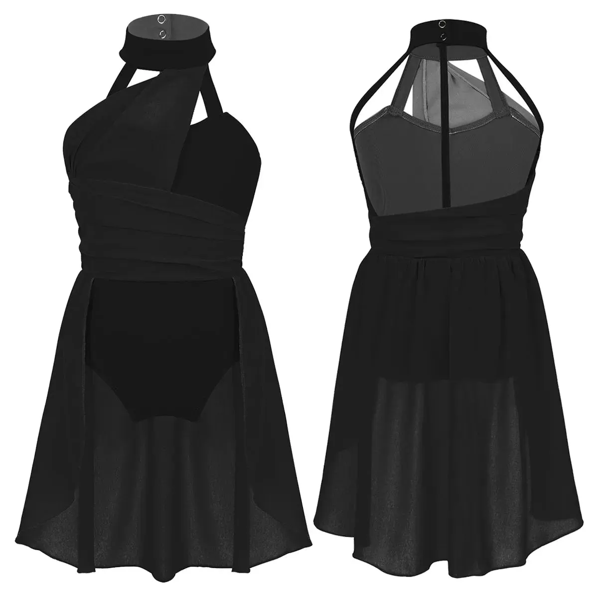 Elegant Moves: Girls' Ballet Leotard Dancewear Dress