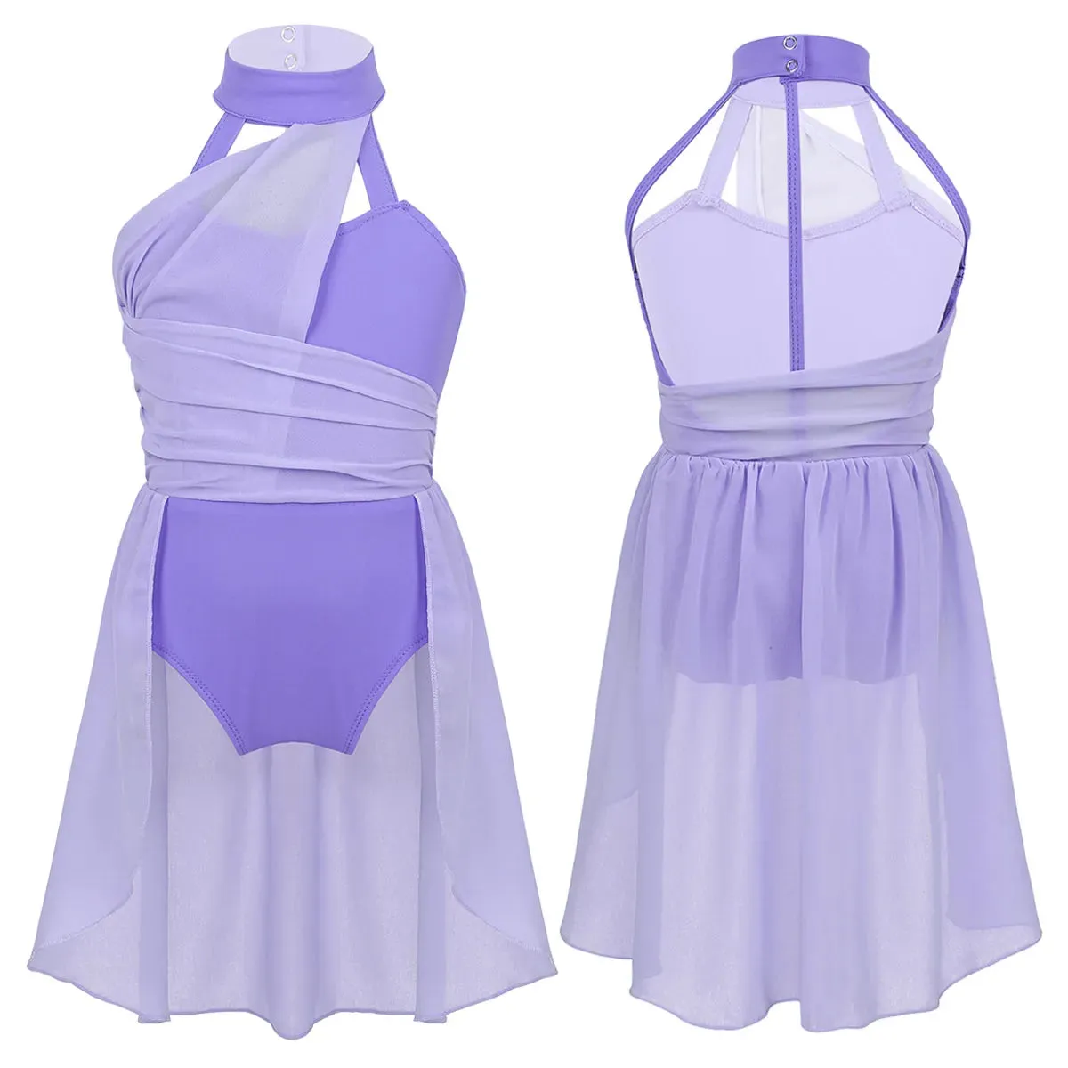 Elegant Moves: Girls' Ballet Leotard Dancewear Dress