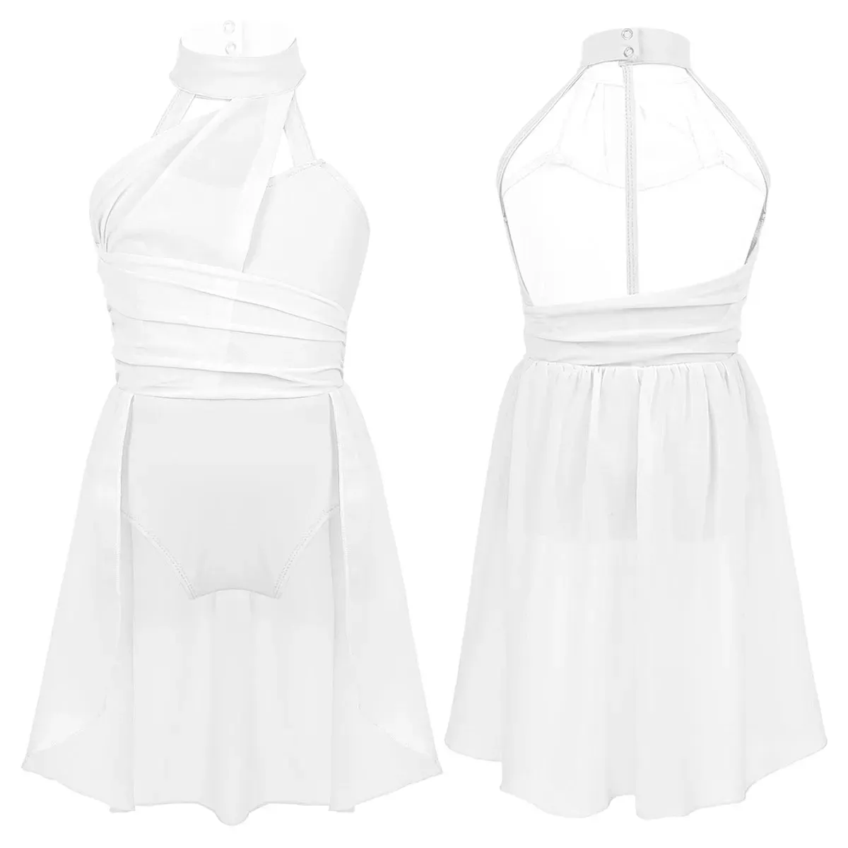 Elegant Moves: Girls' Ballet Leotard Dancewear Dress