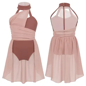 Elegant Moves: Girls' Ballet Leotard Dancewear Dress