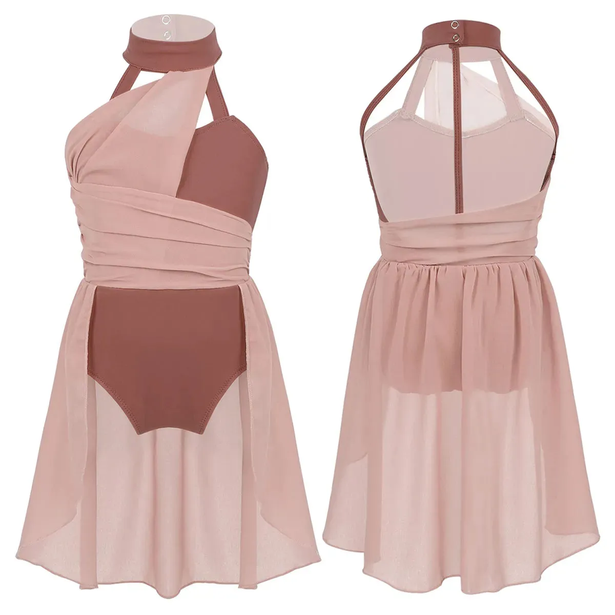 Elegant Moves: Girls' Ballet Leotard Dancewear Dress