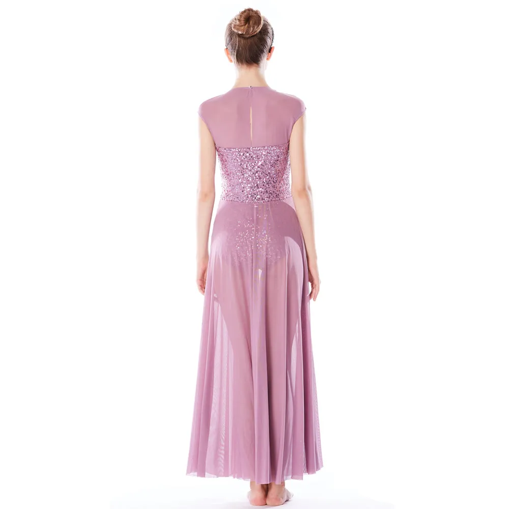 Elegant Sequin Lyrical Dress