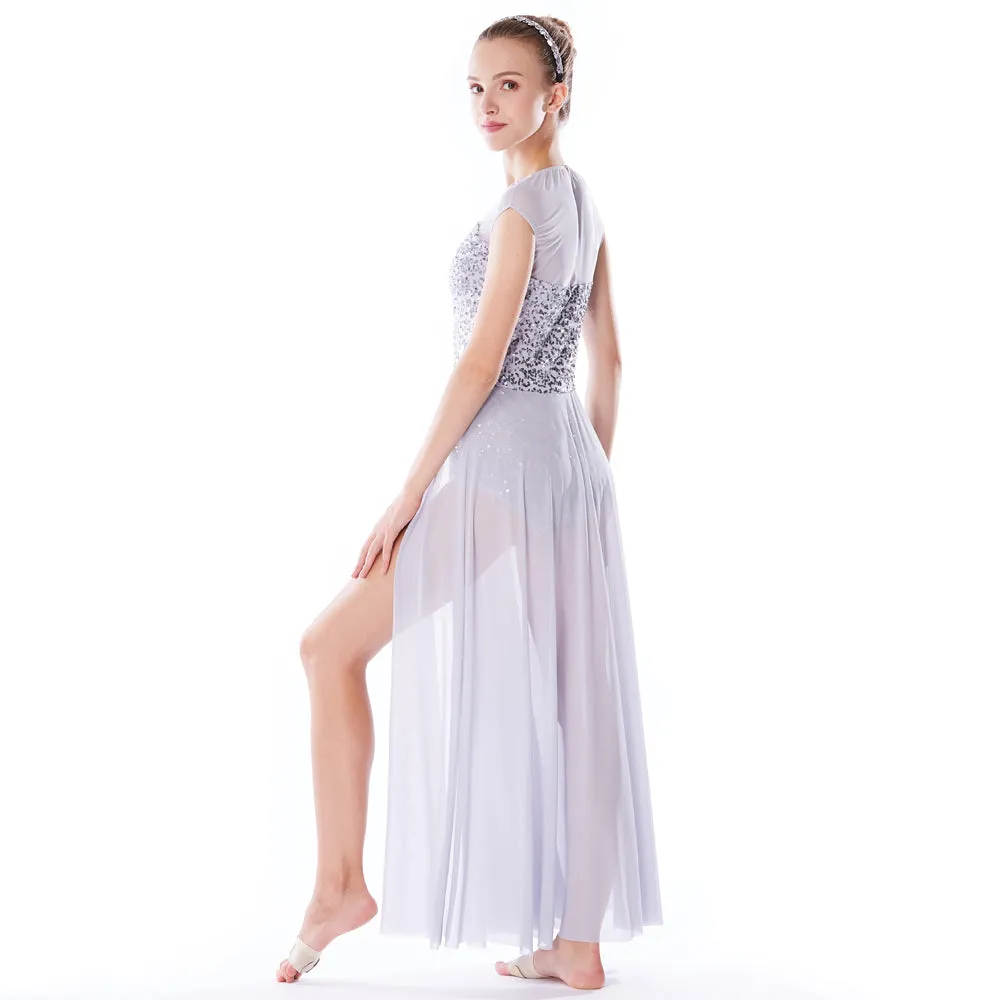Elegant Sequin Lyrical Dress